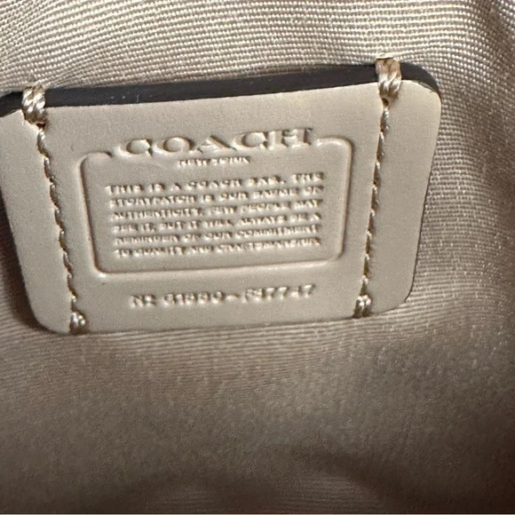 Coach Micro Sparkle Limited Edition Bennett Gold Star Glitter Satchel - Picture 12 of 13